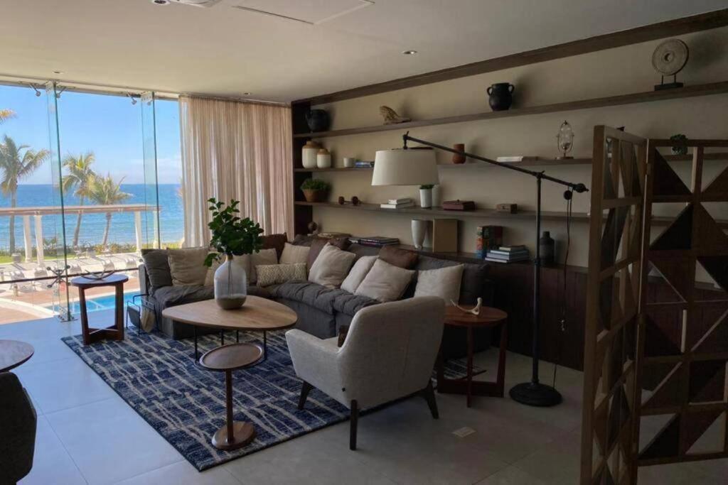 Lujo en las alturas Vista al Mar a pie de playa Mazatlán Exterior foto